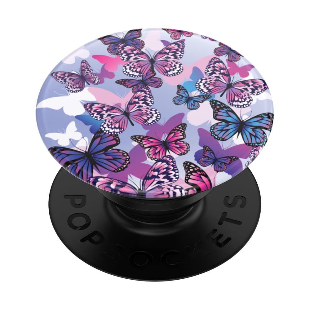 PopSockets Adhesive Phone Grip, Holder- Flutterby