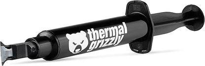 Thermal Grizzly - Duronaut - 6 Gram - Enhanced Durability & High Performance Thermal Paste - for Maximum Conductivity While Overclocking CPU/GPU/PS4/PS5/Xbox with 12 Cleaning Wipes 6 Wet & 6 Dry