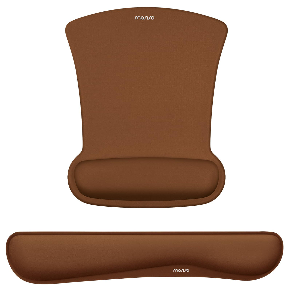 MOSISO Wrist Rest Support for Mouse Pad & Keyboard Set, Navy Blue