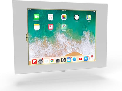 TABcare Locking Security Metal Case for Apple iPad Pro 12.9" 3/4/5/6 for Kiosk, POS, Store, Show Display (White, iPad Pro 12.9 3/4/5/6)