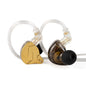 KZ ZSN PRO X in Ear Monitor Headphones Gaming Earbuds, High Fidelity Wired Earbuds, Hybrid Dual Driver IEMS Earphones with 1BA 1DD Detachable Tangle-Free Cable for Computer Tablet (Gold, with Mic)