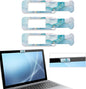 Webcam Cover, 3 Pieces, Laptop Camera Cover, Privacy Shielding Capacity is Twice as Big as The Traditional, Suitable for Computer Mobile Phones, laptops, Tablets and so on (Blue Marble)