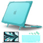 Batianda Heavy Duty Case for MacBook Air 13.6 inch with Stand,Lavender Grey