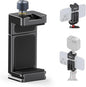 ULANZI MA33 Metal Phone Tripod Mount with Arca Port & 2 Cold Shoes, 360° Adjustable Smartphone Tripod Adapter Cell Phone Stand Holder Phone Clamp Suitable for iPhone 15 pro/14/13/12/Samsung