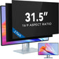 IPROKKO [2-Pack] 23.8 Inch Computer Privacy Screen Filter for 16:9 Widescreen Monitor, Removable 23.8in Anti Blue Light Glare Privacy Shield, Anti Spy Security Protector for Hp Dell Asus Acer Samsung