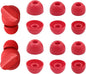 Replacement Silicone Ear Tips for Beats Fit Pro/Studio Buds/Studio Buds+ Headphone, 6 Pairs Earbuds Eartips L/M/S, Eargels Set Fit in Case, Earplug Ear Cap (Red)
