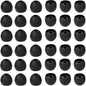 36 Pieces Large Earbud Tips Soft and Comfortable Silicone Earbud Tips Ear Bud Replacement Pieces Silicone Fit Most in-Ear Headphones，Inner Hole 3.8mm -5.5mm，Large Black Earbuds Silicone Tips