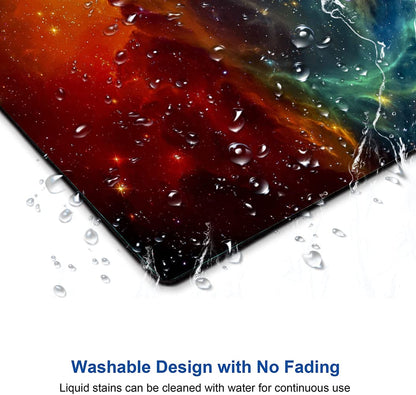 Mouse Pad, Galaxy Mouse Pad, Square Waterproof Mouse Pad Non-Slip Rubber Base MousePads for Office Laptop, 9.5"x7.9"x0.12" Inch(Cool Galaxy)