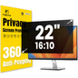 F FORITO 23.8 Inch 16:9 360°Privacy Screen Protector for Computer Monitor, Removable Eye Protection Anti Blue Light Anti Glare Computer Screen Privacy Shield for 23.8" Widescreen Monitors