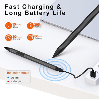 ASUS Stylus Pen for Transformer/Vivobook Flip/Notebook Touchscreen Laptop/Tablet - Rechargeable, 4096 Pressure Sensitivity, Microsoft MPP Protocol, Black