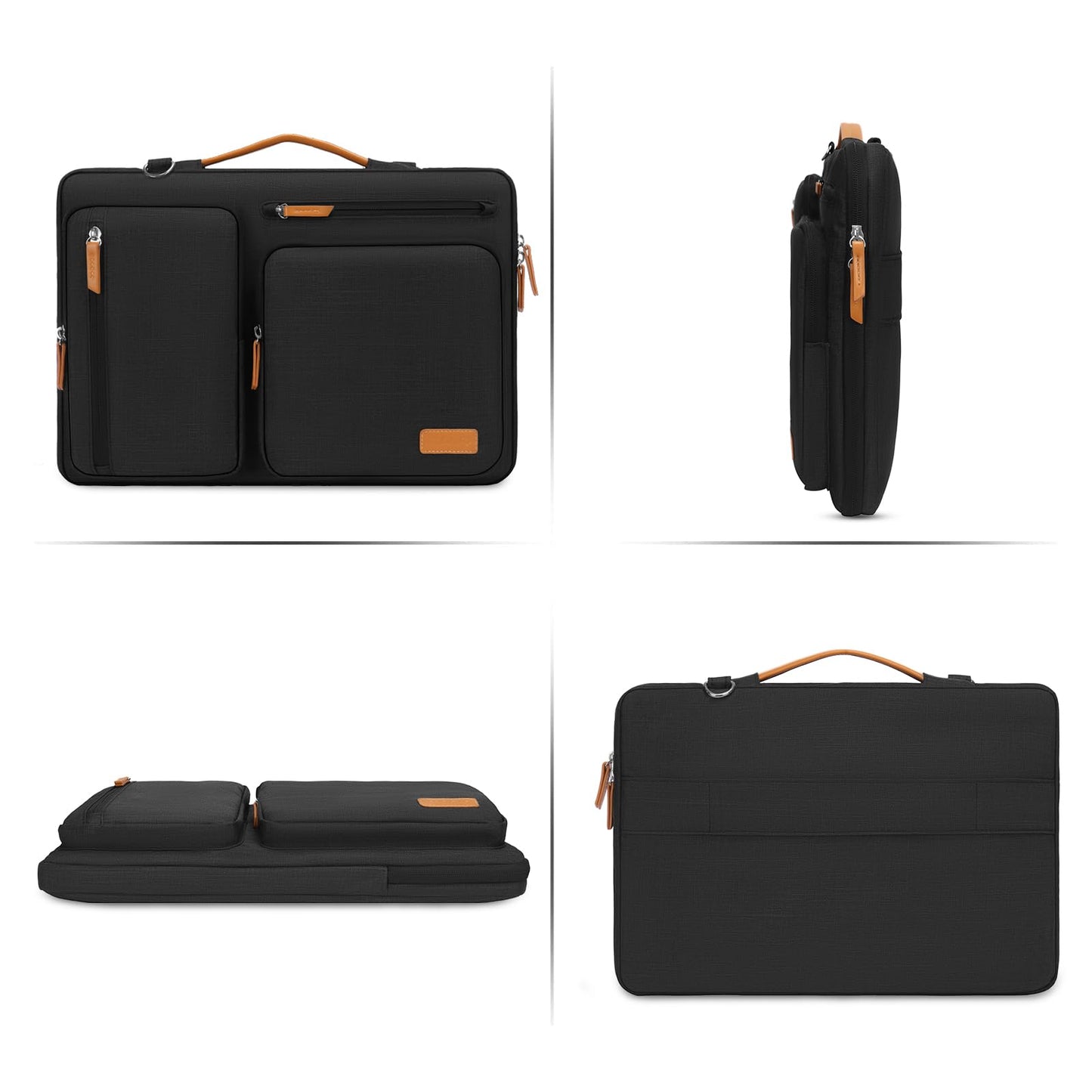 MOSISO 360 Protective Laptop Shoulder Bag, 15 inch Computer Bags
