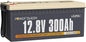 Power Queen 12V 300Ah Deep Cycle Battery, LiFePO4 Lithium Battery, Max.3840Wh, Built-in 200A BMS, Up to 15000 Cycles, 10-year Lifespan for Solar Energy Storage, Backup Power, RV, Camping