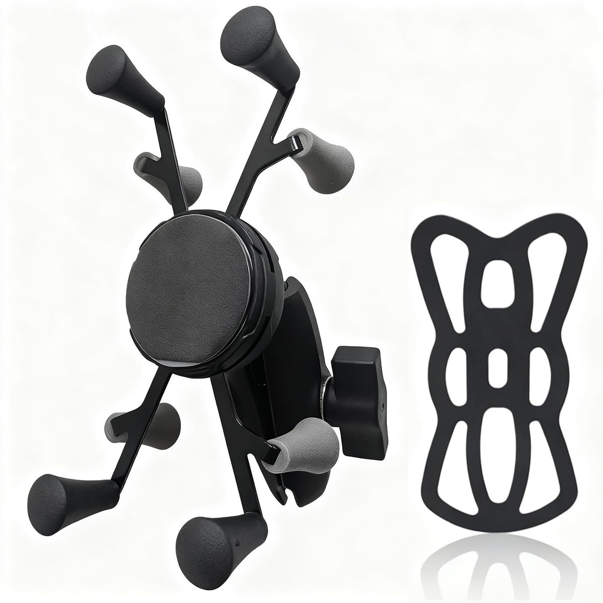 Strg Tablet Mount Holder with U-Bolt for Rails 0.5'' to 1.25'' in Diameter