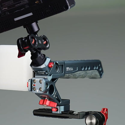 SY38 Camera Quick Release Foldable Half Cage,Camera Cage Compatible with SY22 SY38 SY50 Quick Release System,Compatible Arca and 38mm 50mm Bayonet and Tripod on The Market,V3802