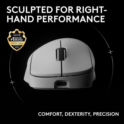 Logitech G PRO X Superlight 2 DEX Wireless Gaming Mouse - White