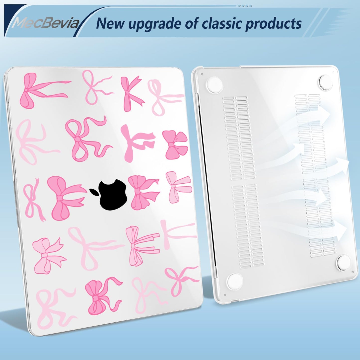MecBevia Compatible with MacBook Air 15 inch Case M5 M4 M3 M2 2026-2023