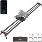 NEEWER 47.2"/120cm Motorized Camera Slider, App Wireless Control DSLR Carbon Fiber Dolly Rail Slider with 4400mAh F750 Battery (Charger Not Included), Support Video Mode, Time Lapse Photography, ER1
