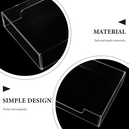 Cabilock Acrylic Keyboard Cover Water Protective Case for Household Keyboards Transparent Keyboard Accessory for Standard and Mechanical Keyboards