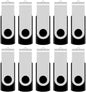 Aiibe 2GB Flash Drive 50 Pack 2GB USB Flash Drives Thumb Drive Bulk USB Drives USB 2.0 Memory Stick, Wholesale (2 GB, Black)