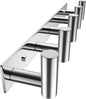 VAEHOLD Hat and Coat Wall Mount Rack - Hooks for Robes, Bags, Keys, and Towels - Bathroom Towel Hanger Organizer (Polished Chrome, “T“ Shape 5 Hooks 1 Pack)