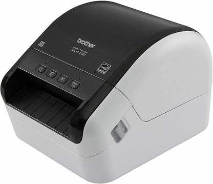 Brother QL-1100 Wide Format, Postage and Barcode Professional Thermal Monochrome Label Printer, Black