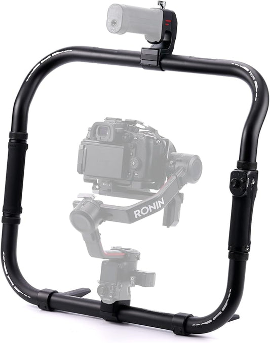 Tilta Basic Ring Grip Plus Control Kit Compatible with DJI RS2, RS3 Pro, RS4, RS4 Pro, RS5 | Wireless Gimbal Control | Dual Handle Support System