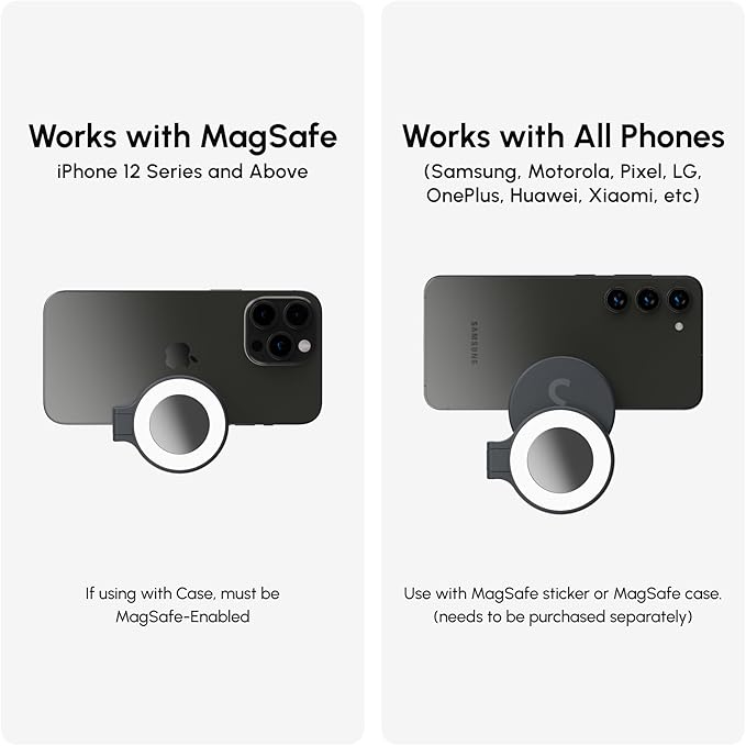 ShiftCam SnapStand Selfie – Magnetic Selfie Stick & Tripod – Compact, Foldable & Extendable with Tilt Head and Magnetic Bluetooth Remote (Midnight, SnapStand Selfie)