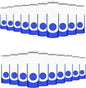 256MB Bulk Flash Drives 50 Pack, EASTBULL USB 2.0 Fast Speed Flash Drives Bulk Swivel Thumb Drives Pack (Blue)
