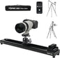 Accsoon Toprig Motorized Camera Slider, 24''/60cm Electric Video Slider with App/Button Control, 120° Panoramic Shooting, Time-Lapse/Loop Mode/Speed Konb, Compatible with DSLR,GoPro,Insta360,Phone