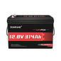 12V 600Ah LiFePO4 Lithium Battery Built-in 200A BMS