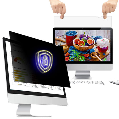 WELINC 21 Inch (Measured diagonally) 16:10 Wide -Monitor Privacy Screen Filter - Width 17.8 Inch (452 mm), Height 11.14 Inch (283 mm) Except Edges - Please Check the Dimensions of the Screen!