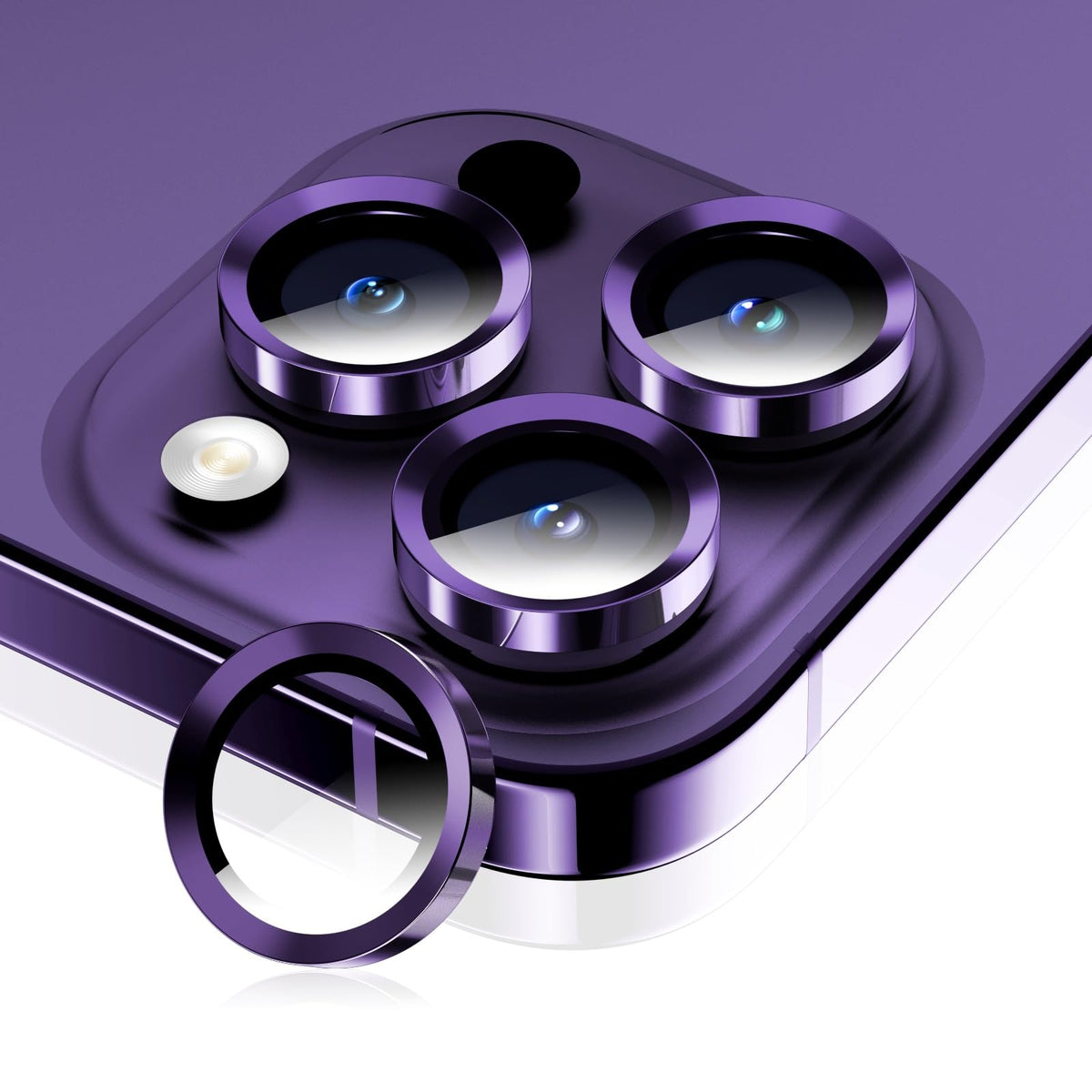 Wumigoo Camera Lens Protector for iPhone 16 Pro Max/16 Pro- Natural