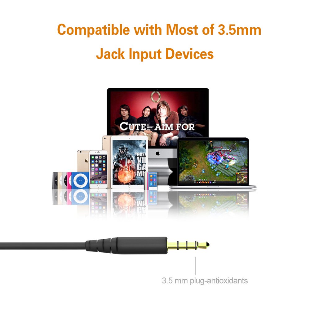 MAXROCK (TM Unique Total Soft Silicon Sleeping Headphones Earplugs Earbuds with Mic for Cellphones,Tablets and 3.5 mm Jack Plug (Black)