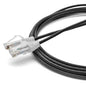 TRUECABLE Cat6 Component Rated Patch Cable, Unshielded (U/UTP), 10ft, Black, 28AWG Solid Copper, Snagless 10G High-Speed Ethernet Cable, PoE++ 4PPoE 100W, UL Listed, RoHS-3, 1 Pack