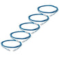 TRUECABLE Cat6 Component Rated Patch Cable, Unshielded (U/UTP), 10ft, Blue, 28AWG Solid Copper, Snagless 10G High-Speed Ethernet Cable, PoE++ 4PPoE 100W, UL Listed, RoHS-3, 5 Pack