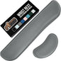 GORILLA GRIP Silky Gel Memory Foam Wrist Rest for Computer Keyboard, Mouse, Ergonomic Design for Typing Pain Relief, Desk Pads Support Hand and Arm, Mousepad Rests, Stain Resistant, 2 Piece Pad, Gray