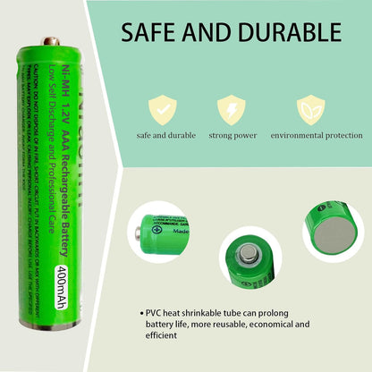 8 Pack Ni-MH AAA Rechargeable Batteries for Panosonic Cordless Phone