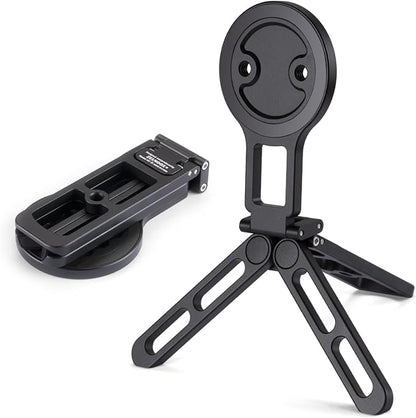 for MagSafe Pocket Tripod Stand – Magnetic Phone Stand for iPhone 16/15/14/13/12 Series | Adjustable Angle, 20 N52 Strong Magnets, Full Metal Build, Foldable & Mag Case Compatible