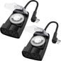 G-Homa 24 Hour Mechanical Outdoor Timer Outlet, Outdoor Timer for Lights, Waterproof, 2 Grounded Outlets, 15A 1/2HP, Heavy Duty, ETL Listed (2 Packs)