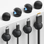 Lamicall 8 Pack Magnetic Cord Organizer, Mini-Soft Silicone Clips