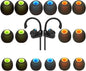Earbud Tips Ear Bud Tips Soft Anti Slip Washable and Reusable Silicone Replacement Earbud Tips Fit Most in-Ear Earbuds(Inner Hole 3.8mm -5.1mm) 18pcs S M L