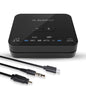 Avantree Audikast 3 – Bluetooth 5.3 Transmitter for TV Audio via Optical & AUX Outputs Only, aptX Adaptive, Dual Headphone Connection, 100ft Range – Not for HDMI–Only TVs