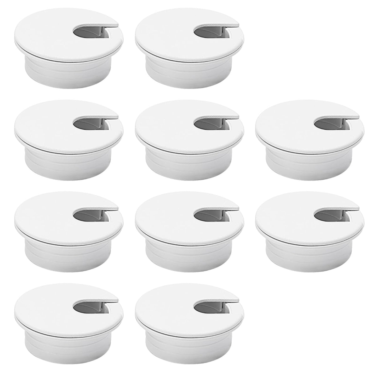 EASYEAH 10 Pcs Desk Grommet 1-3/8" / 35 mm, Desk Cord Hole Cover