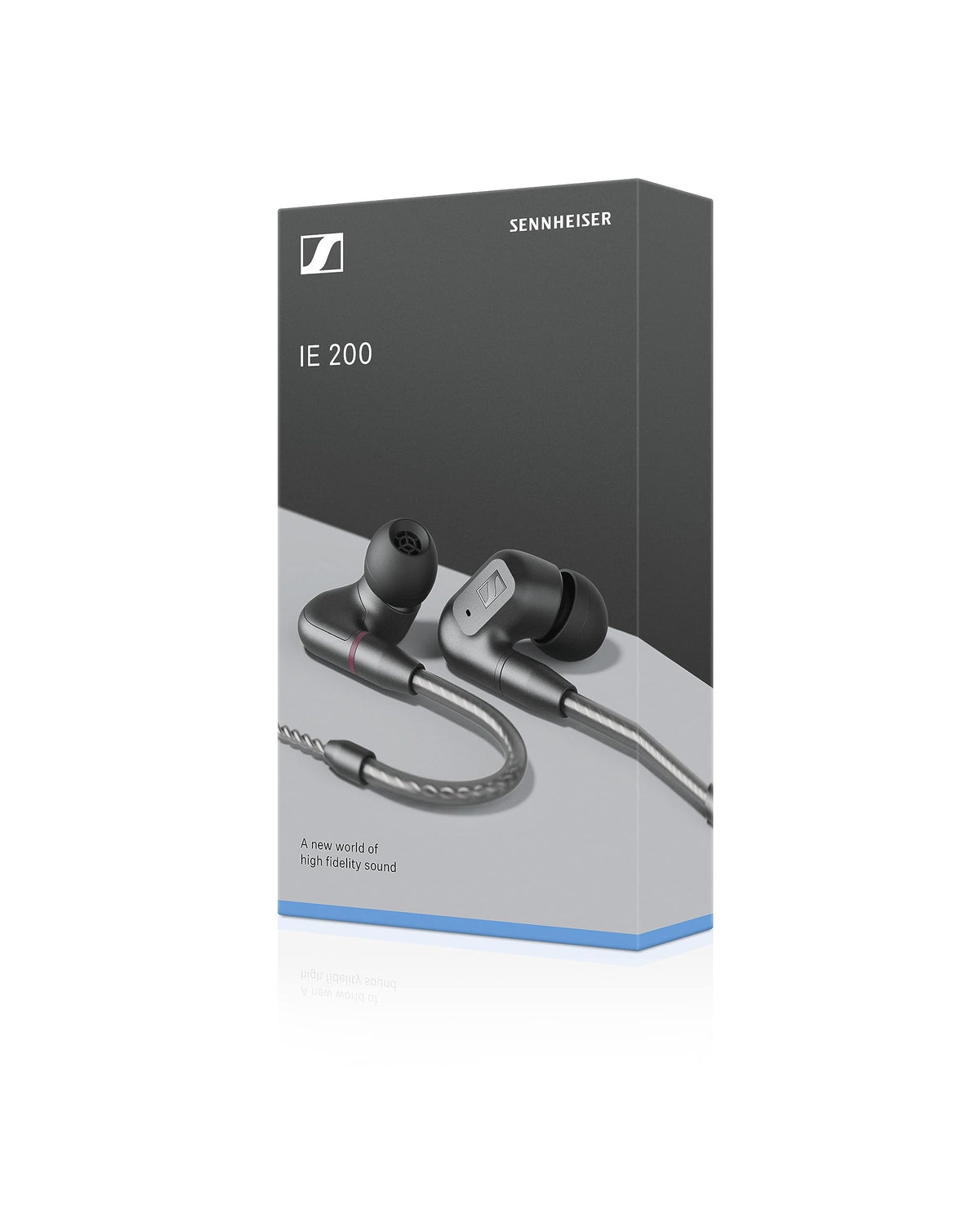 Sennheiser IE 200 in-Ear Wired Audiophile Headphones, Flexible Ear Hooks