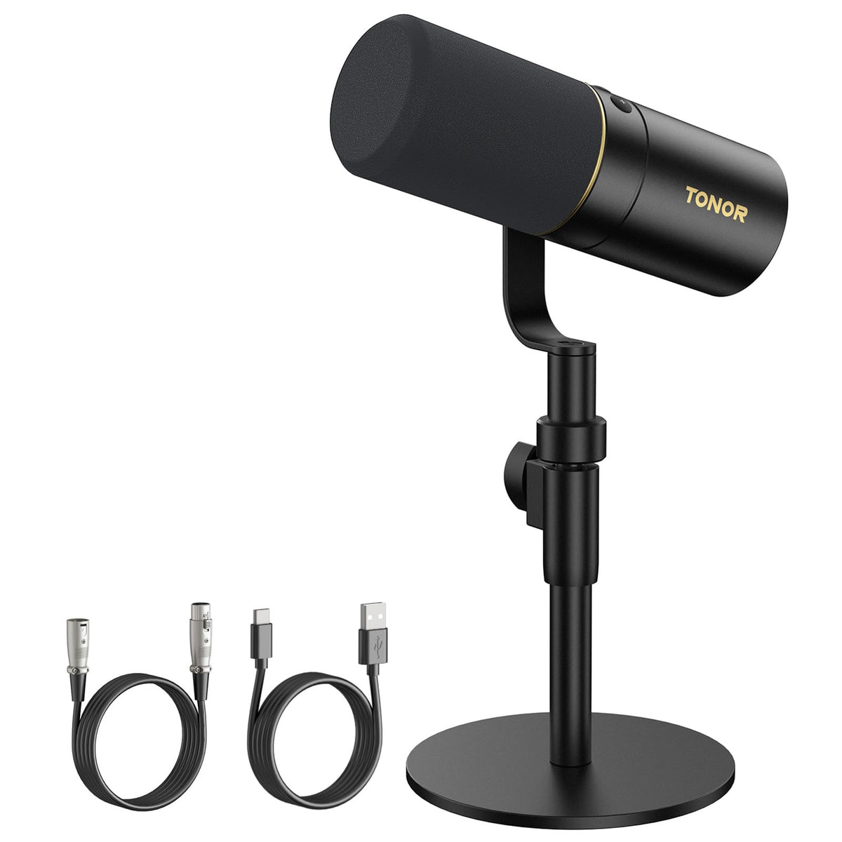 TONOR Dynamic Podcast Microphone, XLR/USB Mic for Recording, Streaming