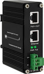 xoxnikior Industrial Gigabit 95W PoE++ Injector, 12-48VDC, DIN-Rail