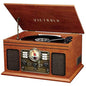 Victrola Quincy - 6-in-1 Bluetooth Record Player - Farmhouse Oatmeal