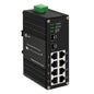 Steloproad 8X1000M PoE 30W-2XRJ45 Uplink Industrial PoE Switch