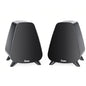 Powered Bookshelf Speaker,Active Bluetooth 5.3 – 80W RMS 2-Way Stereo / 3″ Aluminum Long-Stroke Woofer & 20 mm Silk Dome Tweeter, RCA + Optical Inputs, Sub-Out & Remote Wooden（AS-31） (Matte pure)