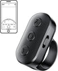 Phone Camera Remote Control with Zoom for iPhone & Android, Rechargeable Bluetooth Camera Remote with Front/Rear Camera Switch, Fingertip Wireless Bluetooth Clicker for Photo & Video Recording.